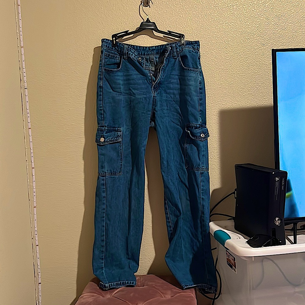 Blue Jean cargo pants